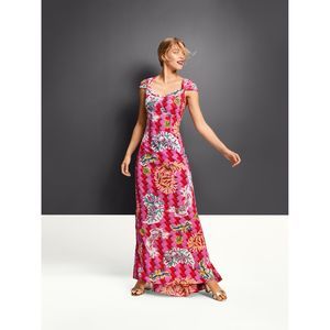 Zac Posen Sz 12 Safety-Pin Cap Sleeve Maxi Dress